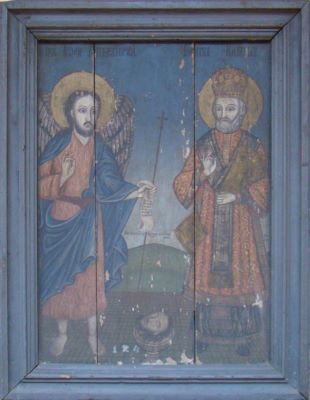 icoană - Zamfir, Pavel; Sf. Ioan Botezătorul și Sf. Nicolae