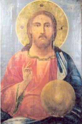 icoană; Iisus Hristos Pantocrator
