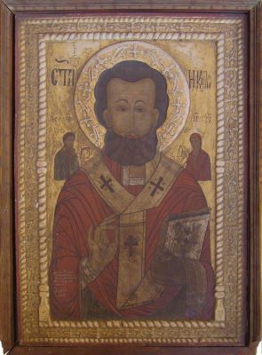 icoană - Gheorghe Tobias din Abrud; Sf. Nicolae