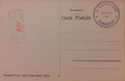 carte poștală documentară - Marco Klein, Fotograful Curței Regale; Brăila. Portul