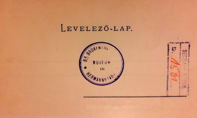 carte poștală documentară - Jos. Drotleff; Brașov. Parcul Rudolf