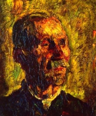 pictură - Schweitzer-Cumpăna, Rudolf; Cap de bătrân