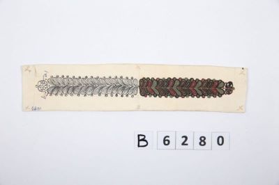 model de broderie - Petruțiu Petru; ”Brață” de mijloc pieptar femeiesc național