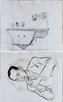 desen - Kimm, Friedrich; Portretul lui Dr. Fabritius