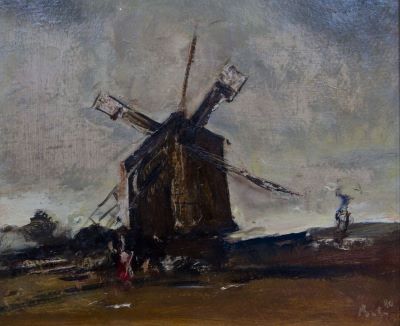 pictură de șevalet - Baba, Corneliu; Moara