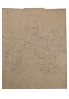 desen - Tattarescu, Gheorghe; Evanghelistul Ioan