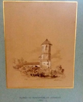 pictură - Trenk, Henri; Ruine Stănești