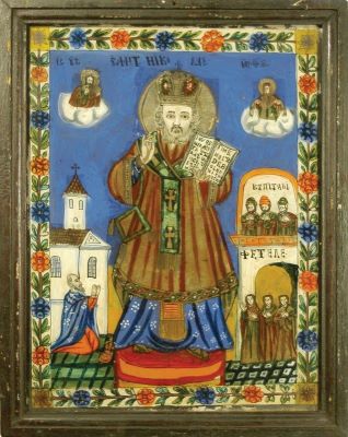 icoană - Poienaru, Ilie II; Sf. Nicolae
