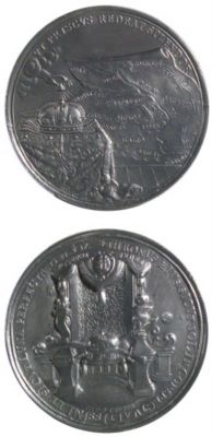 Medalie dedicată încoronării lui Iosif I ca rege al Ungariei