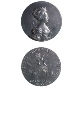 Medalie dedicată încoronării Elisabetei Christina ca regină a Ungariei