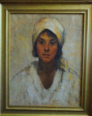 pictură de șevalet - anonim; Țigancă