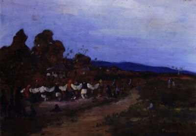 peisaj - Ioanid, Pan (Pandele); Horă