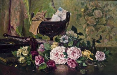 pictură de șevalet - Aman, Theodor; Natură moartă