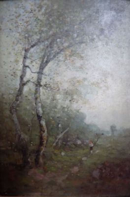 pictură de șevalet - Grigorescu, Nicolae; În luminiș