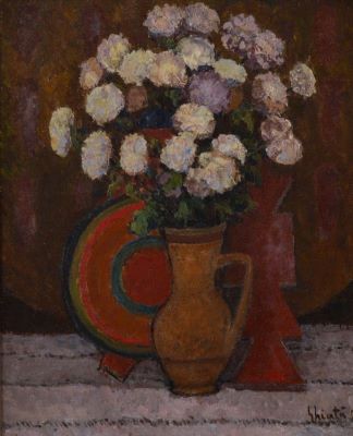 pictură de șevalet - Ghiață, Dumitru; Flori
