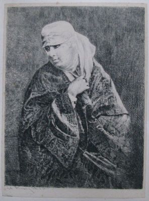 gravură - Aman, Theodor; Cadână