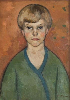 tablou - Maniu-Mützner, Rodica; Portret de copil