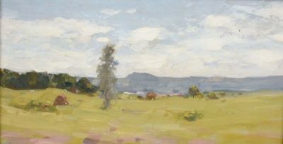 pictură de șevalet - Grigorescu, Nicolae; După cosit