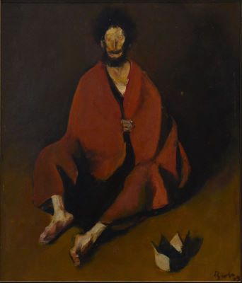 pictură de șevalet - Baba, Corneliu; Regele nebun