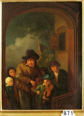 pictură de șevalet - Ostade, Adriaen van (după); Micul violonist