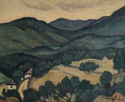 pictură pe șevalet - Dimitrescu, Ștefan; Peisaj