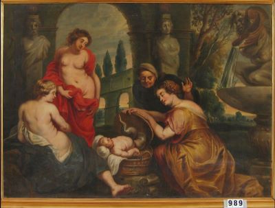 pictură de șevalet - Rubens, Peter Paul; Găsirea lui Moise