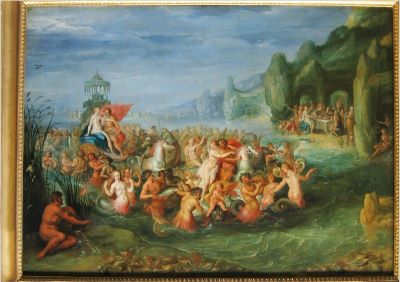 pictură de șevalet - Franken, Frans II; Neptun și Amphitrite