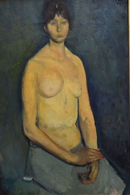 pictură de șevalet - Baba, Corneliu; Nud