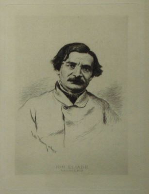 gravură - Aman, Theodor; Ion Eliade Rădulescu