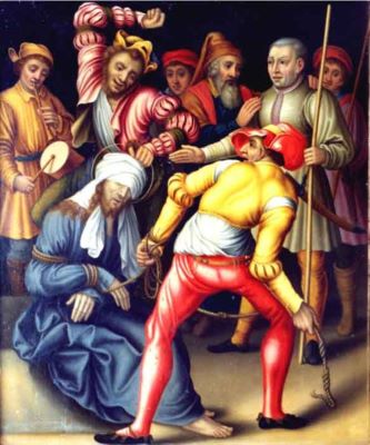 pictură de șevalet - anonim (Grünewald, Mathias); Batjocorirea lui Christos