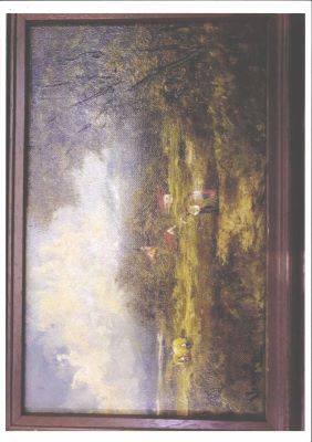 pictură de șevalet - Verona, Paul; Peisaj campestru