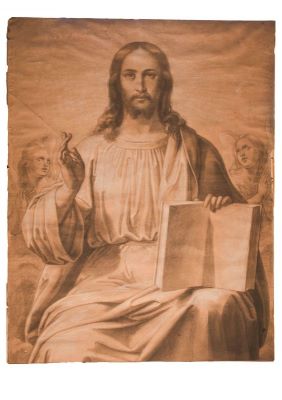 compoziție - Tattarescu, Gheorghe; Christos pantocrator
