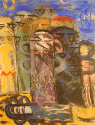 pastel - Țuculescu, Ion; Comuniune