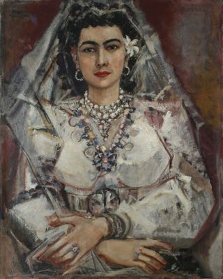 pictură de șevalet - Rădulescu, Magdalena; Autoportret / Mireasă