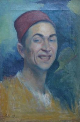 pictură de șevalet - Popp, Sabin; Autoportret