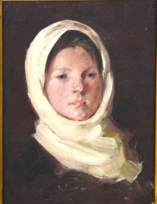 pictură de șevalet - Grigorescu, Nicolae; Cap de țărăncuță