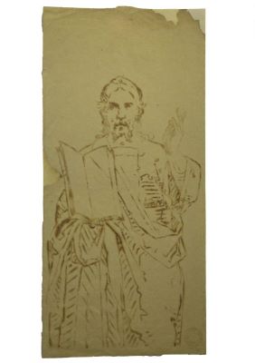 schiță - Tattarescu, Gheorghe; Compoziție religioasă
