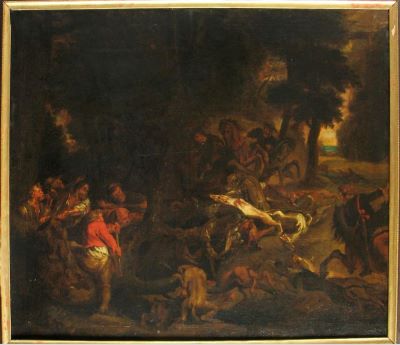 pictură de șevalet - Rubens, Peter Paul; Vânătoare de mistreț