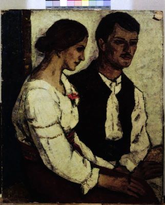 pictură de șevalet - Dimitrescu, Ștefan; Pereche de țărani