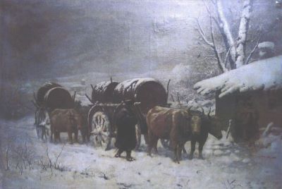 pictură - Aman, Theodor; Iarna