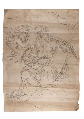 desen - Tattarescu, Gheorghe; Evanghelistul Matei