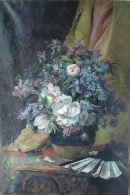 pictură de șevalet - Aman, Theodor; Buchet de flori
