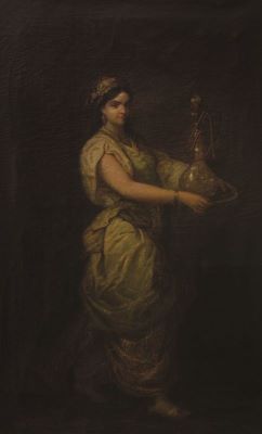 pictură de șevalet - Aman, Theodor; Odaliscă