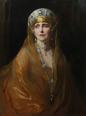 pictură de șevalet - Lombos, Laszlo Philip de; Portretul Reginei Maria