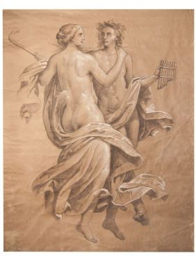 schiță - Tattarescu, Gheorghe; Urania și Apollo