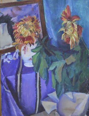 pictură de șevalet - Popescu, Vasile; Flori