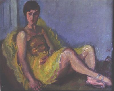 pictură de șevalet - Iser, Iosif; Femeie (Balerină)