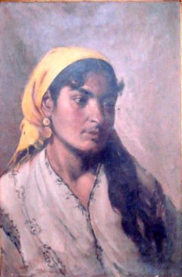 pictură de șevalet - Aman, Theodor; Țigancă
