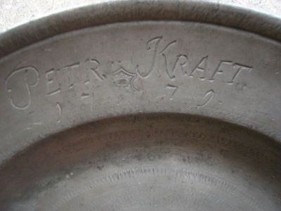 Peter Kraft; Farfurie