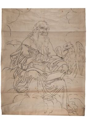 desen - Tattarescu, Gheorghe; Evanghelistul Ioan